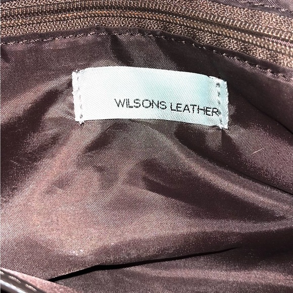 Wilson’s Vintage Leather Patchwork Shoulder Bag - Picture 8 of 12